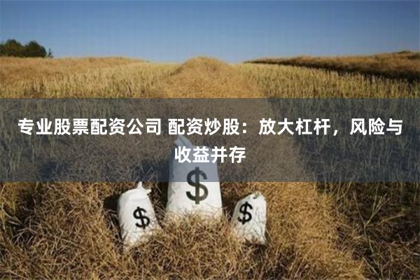 专业股票配资公司 配资炒股：放大杠杆，风险与收益并存
